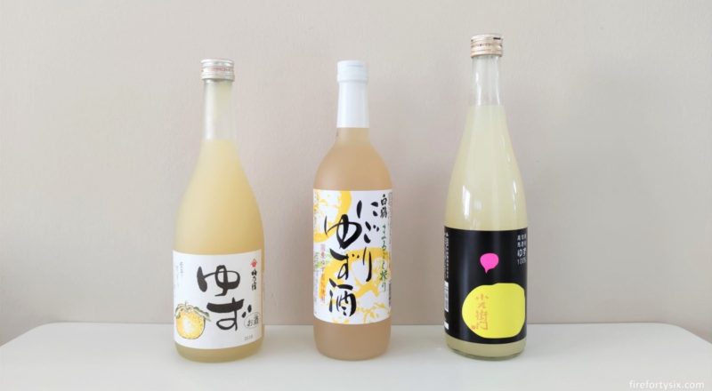 Yuzu Sake - Three candidates