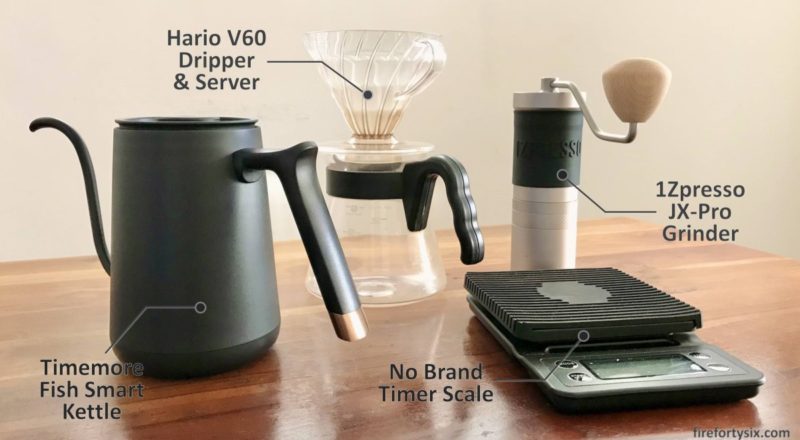 V60 Pour Over Equipment