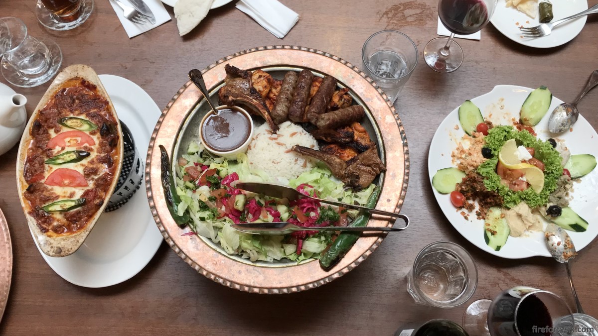 Alaturka - Turkish lunch spread