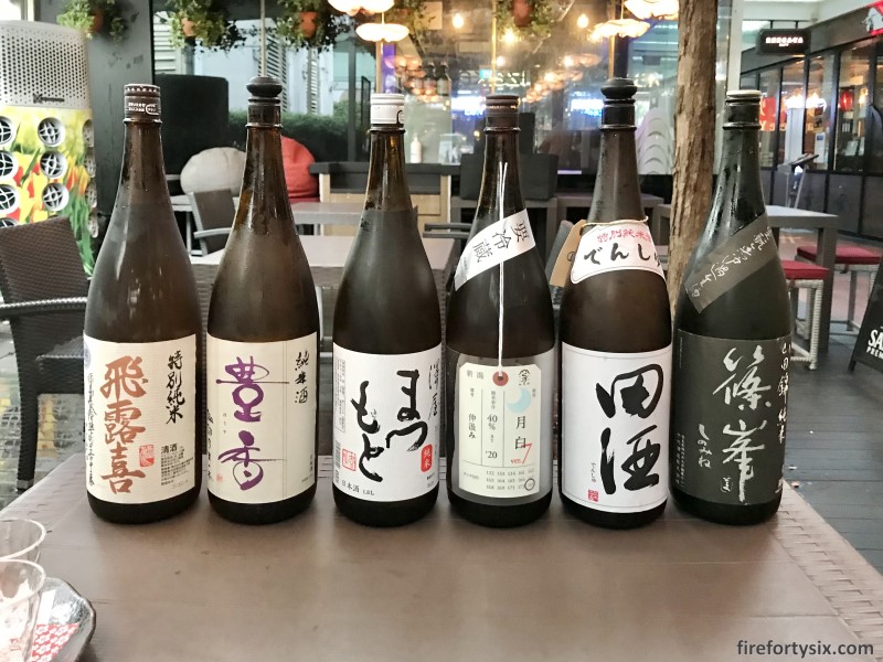 Marugen - Six bottles of sake