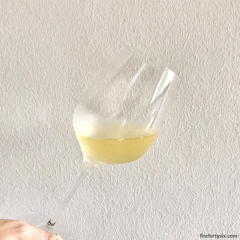 Yuzu sencha - Cold brew in wine glass