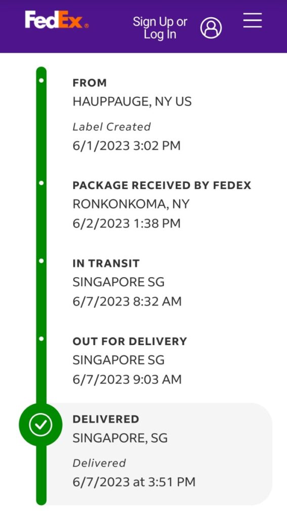 Briggs & Riley Wheels - Fedex delivery