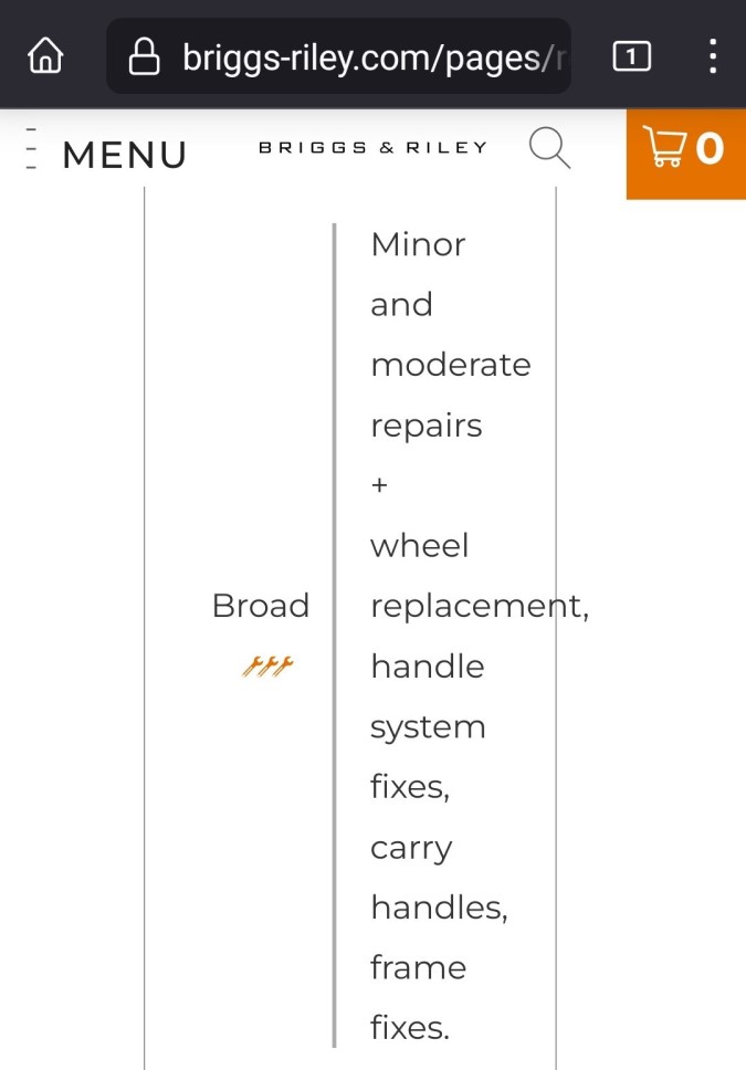 Briggs & Riley Wheels - Singapore repair centre 03